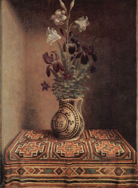 Hans Memling Vase mit Blumen China oil painting art